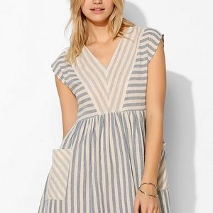 Urban Outfitters BDG Striped Babydoll Dress